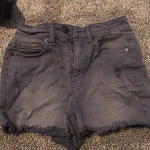 Super High Waisted Shorty Jean Shorts